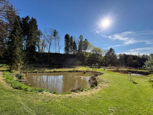 Wasser, Ufer und Natur rund um die Koifarm Krumbach